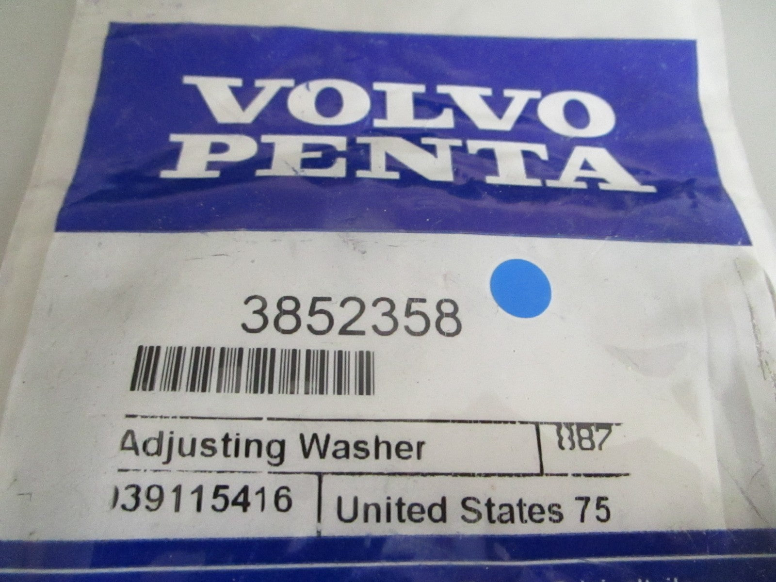*NEW OEM* 0720 Volvo Penta Adjusting Washer Shim 3852358