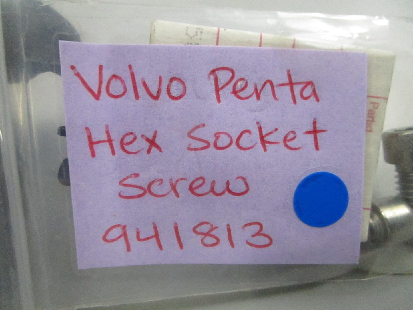 *NEW OEM* (LOT OF 2) 0810 Volvo Penta Hexagon Socket Screw 941813