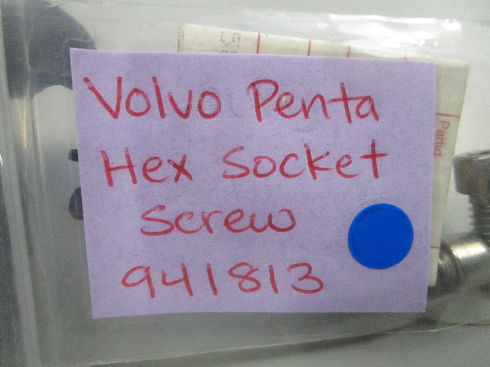 *NEW OEM* (LOT OF 2) 0810 Volvo Penta Hexagon Socket Screw 941813