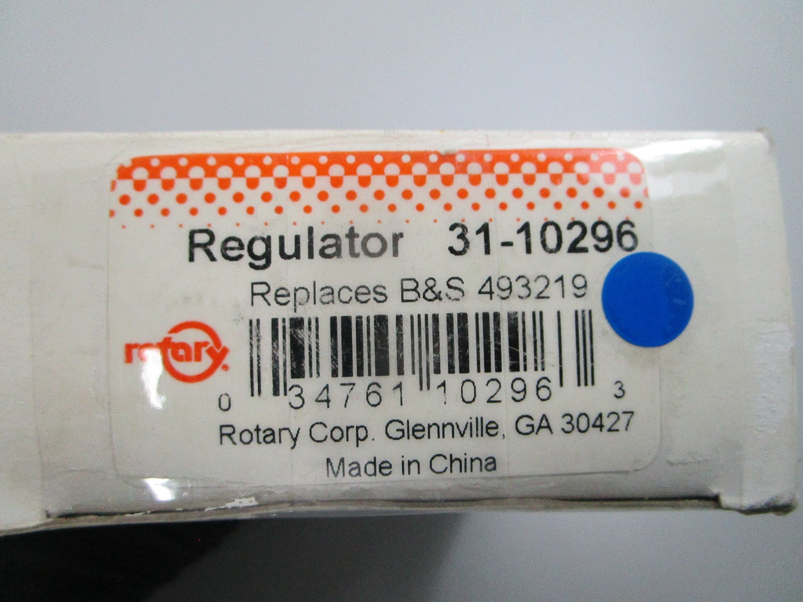 *NEW* 0810 Rotary Regulator 31-10295 Replaces: B & S  493219