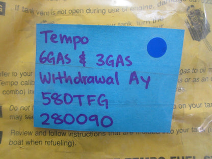 *NEW* 0820 Tempo 6GAS & 3GAS Withdrawal Assy 580TFG 280090