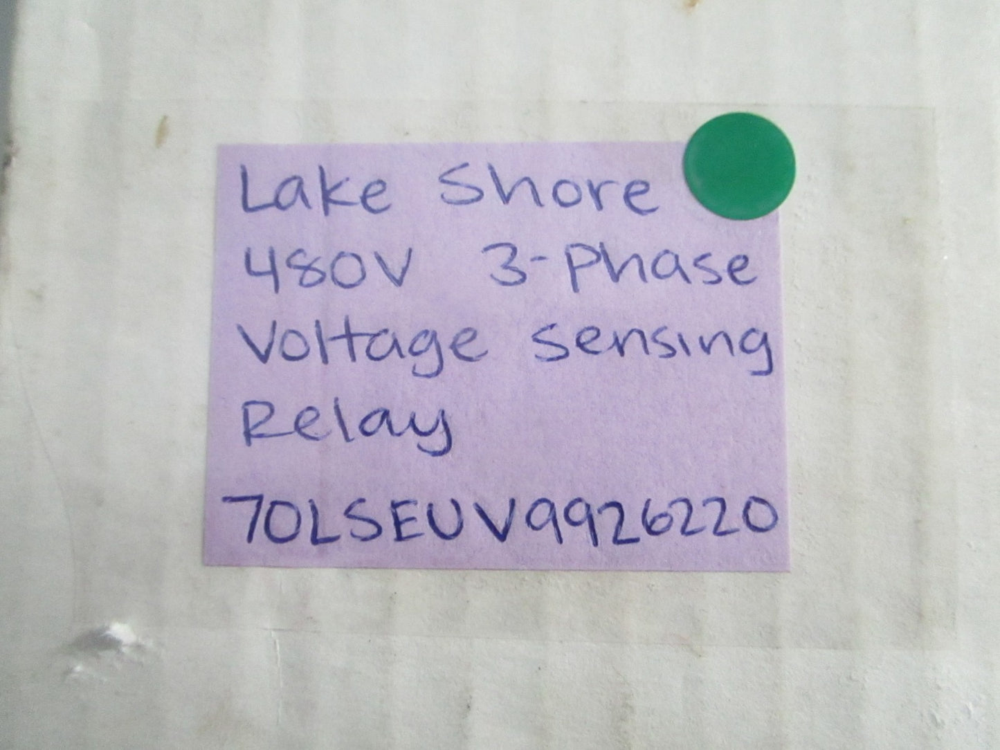 NEW OEM 70LSEUV9926220 Lake Shore 490V 3-Phase Voltage Sensing Relay 0820
