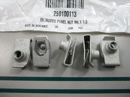 NEW OEM (LOT OF 5) 250100113 Can-Am Panel Nut 0810