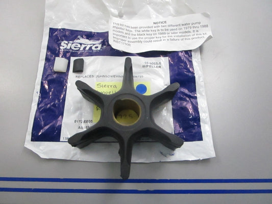 NEW 18-3053-1 Replaces: OMC 396725 0396725 Sierra Impeller 0810