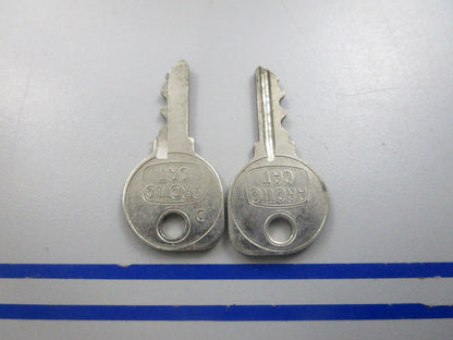 NEW OEM (LOT OF 2) 0109-355 Arctic Cat Ignition Key D 0810