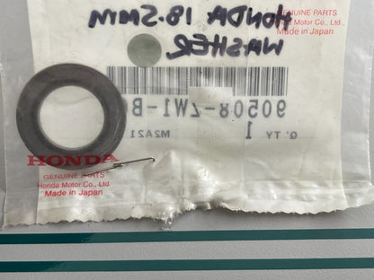 NEW OEM 90508-ZW1-B00 Honda 18.5mm Washer 0810