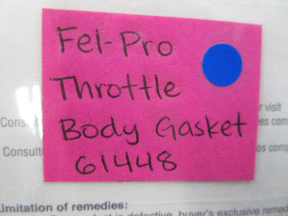 *NEW* 0810 Fel-Pro Throttle Body Gasket 61448