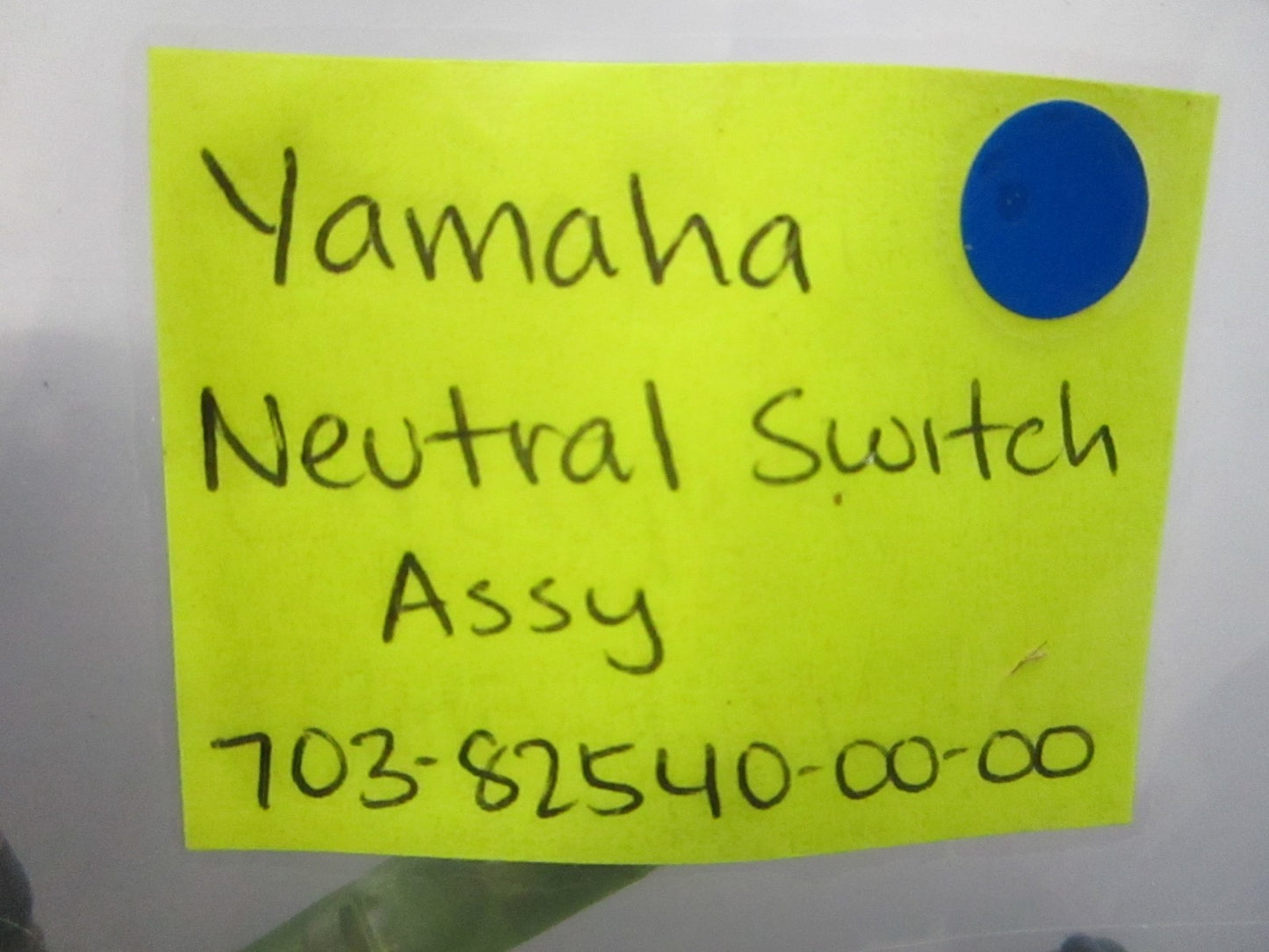 *NEW OEM* 0810 Yamaha Neutral Switch Assembly 703-82540-00-00