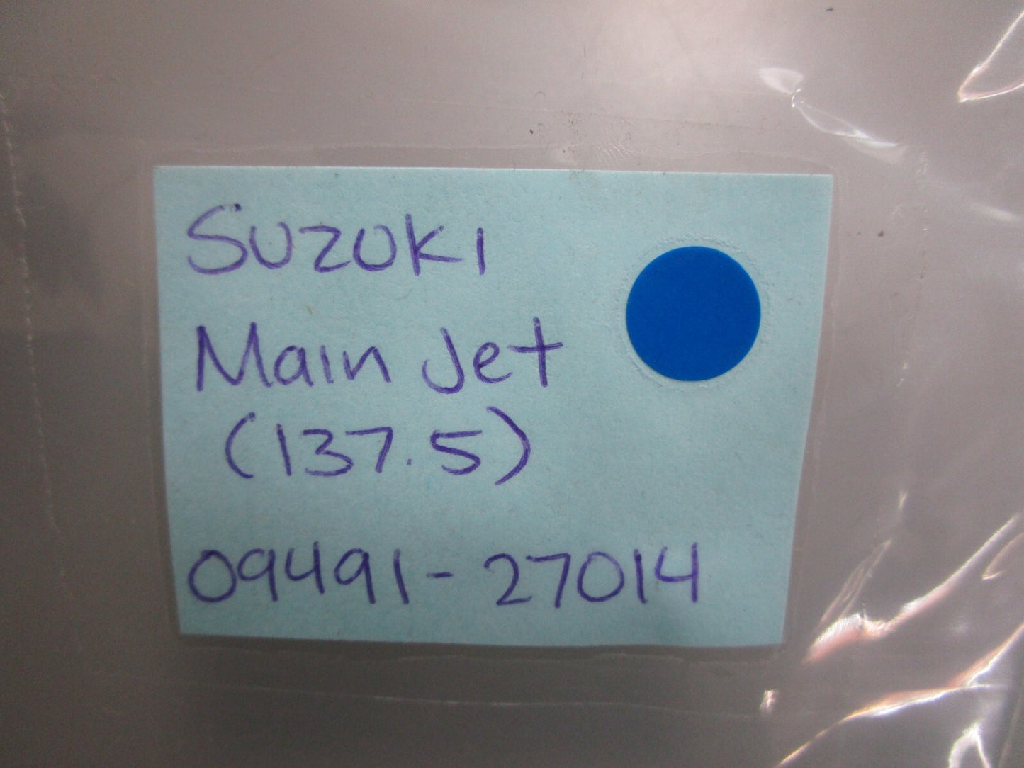 *NEW OEM* 0810 Suzuki Main Jet (137.5) 09491-27014