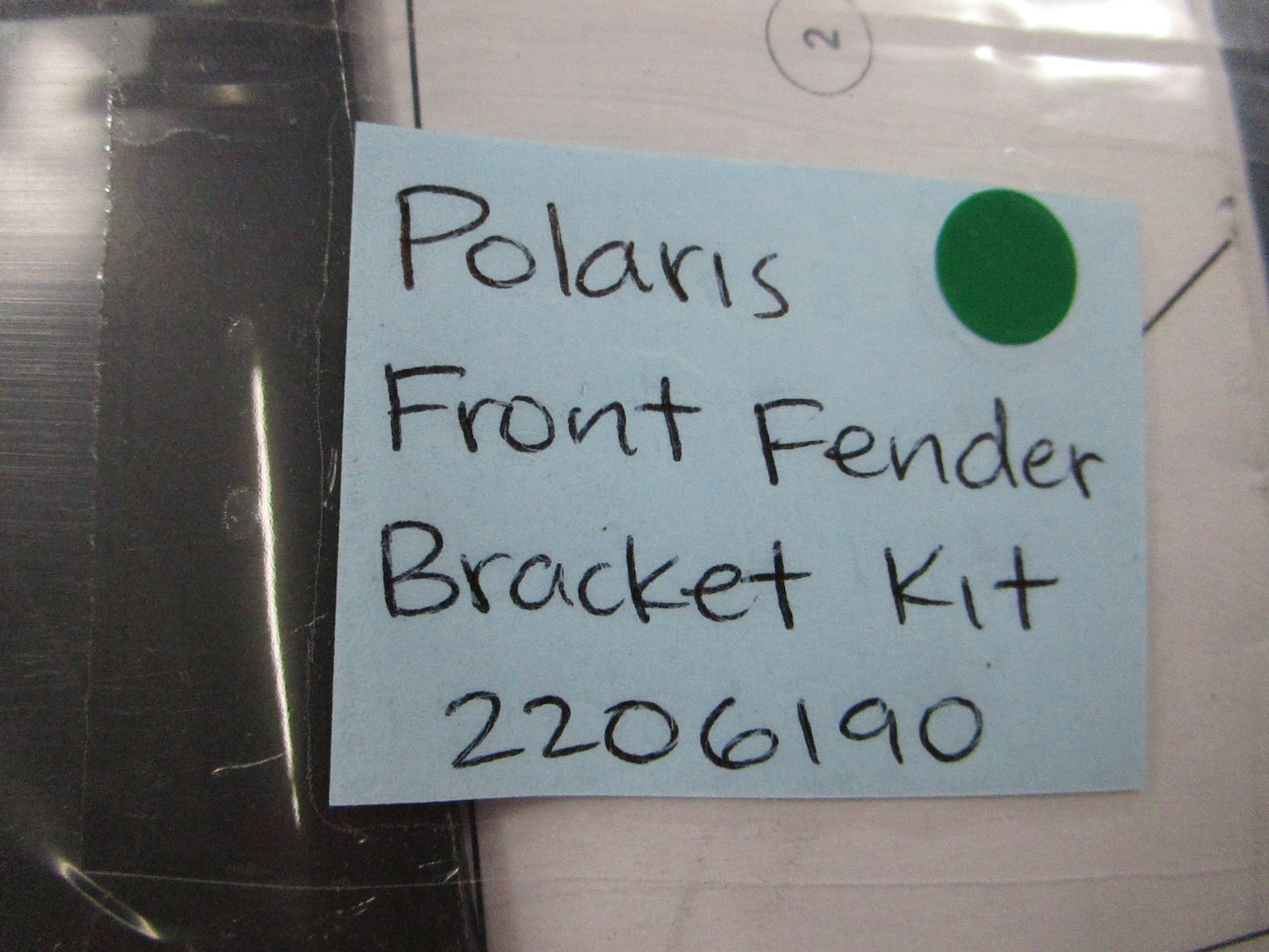 NEW OEM 2206190 Polaris Front Fender Bracket Kit 0810