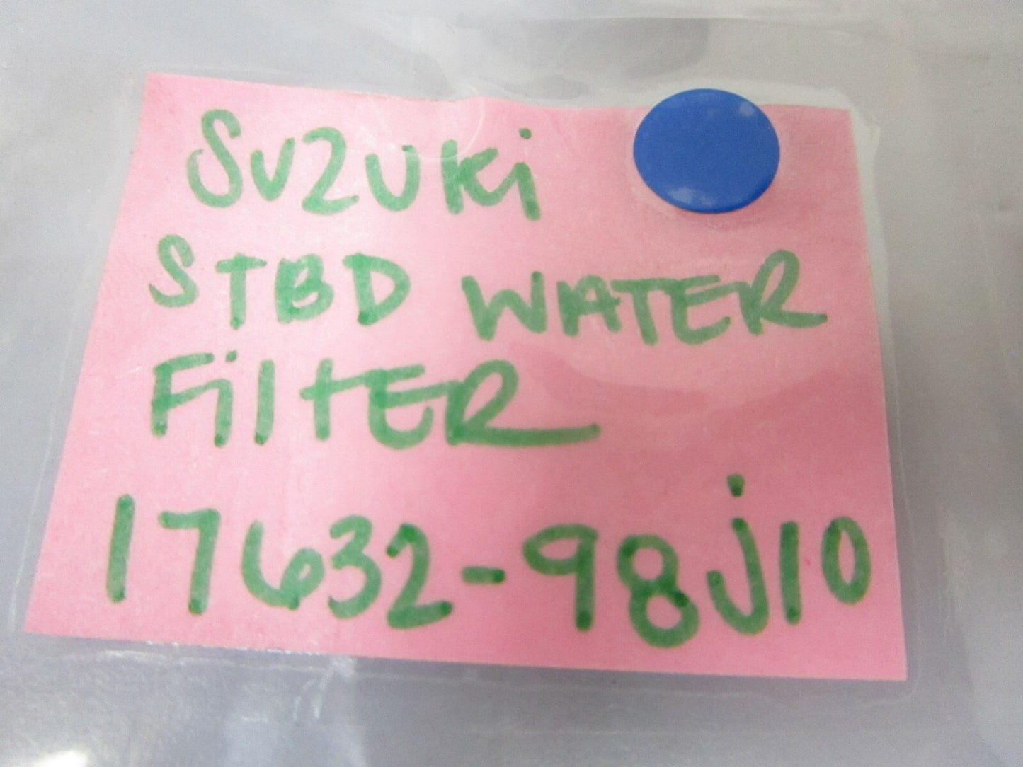 *NEW OEM* 0720 Suzuki STBD Water Filter 17632-98J10