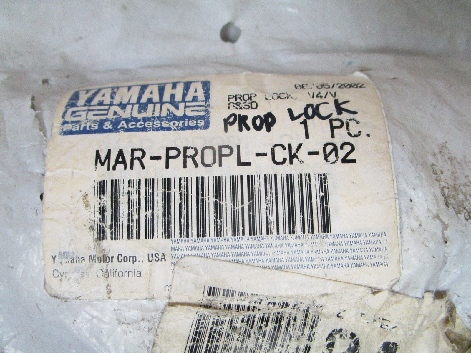 *NEW OEM* 0810 Yamaha Propeller Lock Kit MAR-PROPL-CK-02