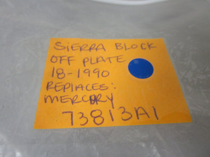 *NEW* 0720 Sierra Block Off Plate 18-1990 Replaces: Mercury Mercruiser 73813A1