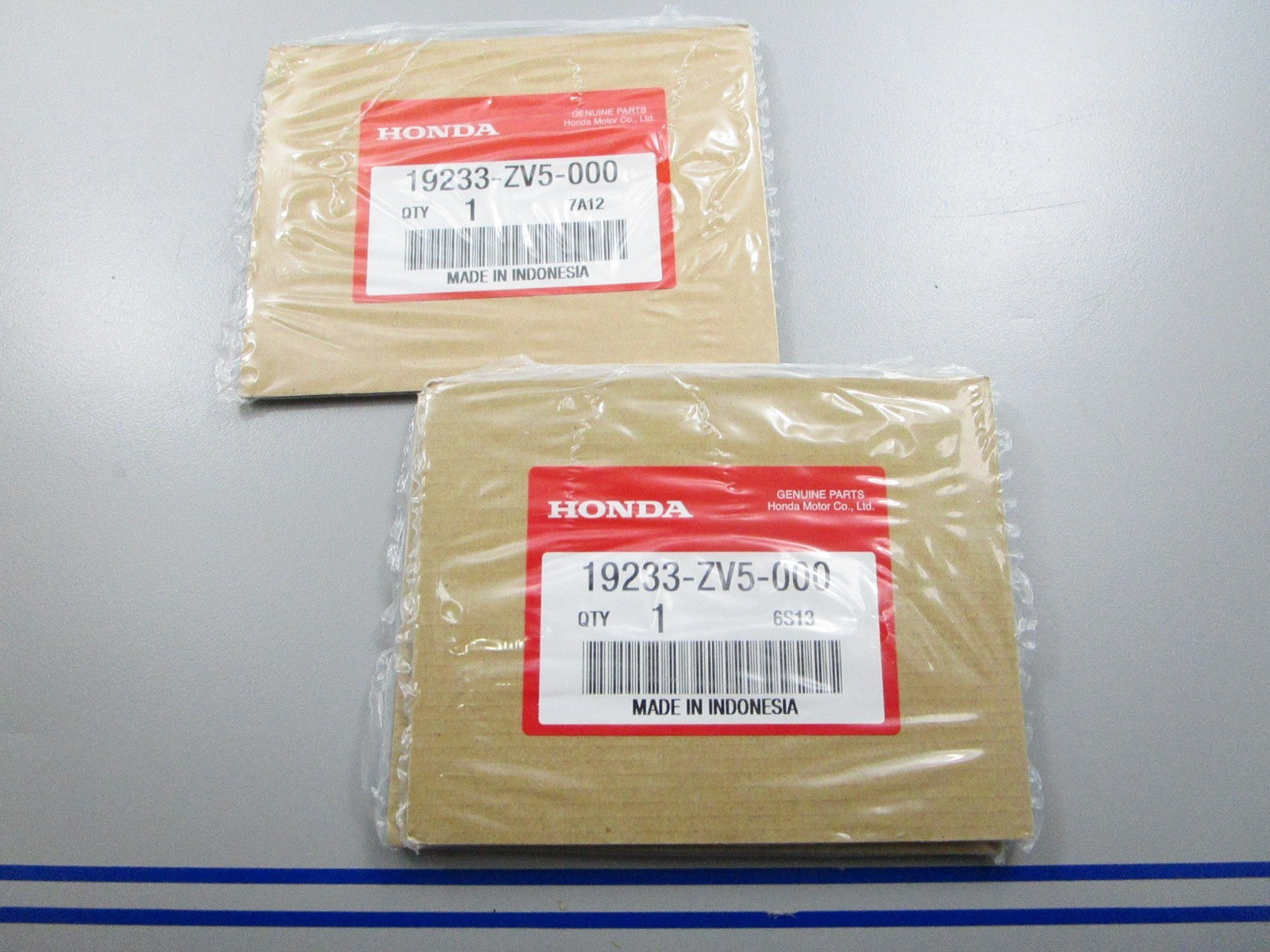 *NEW OEM* (LOT OF 2) 0810 Honda Impeller Gasket 19233-ZV5-000
