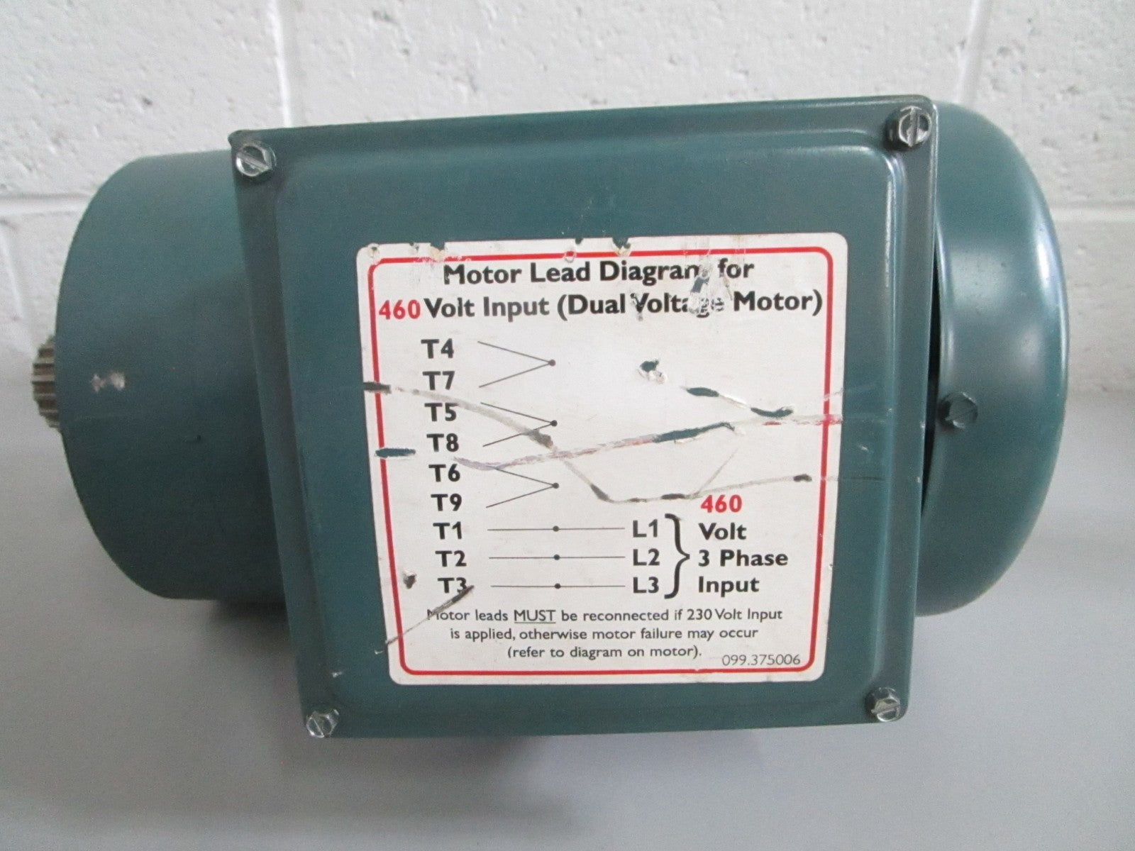Baldor Super-E VEUHM3546 1HP 1760RPM 3PH 460V TEFC 56C Motor NOS NEW OEM 0820