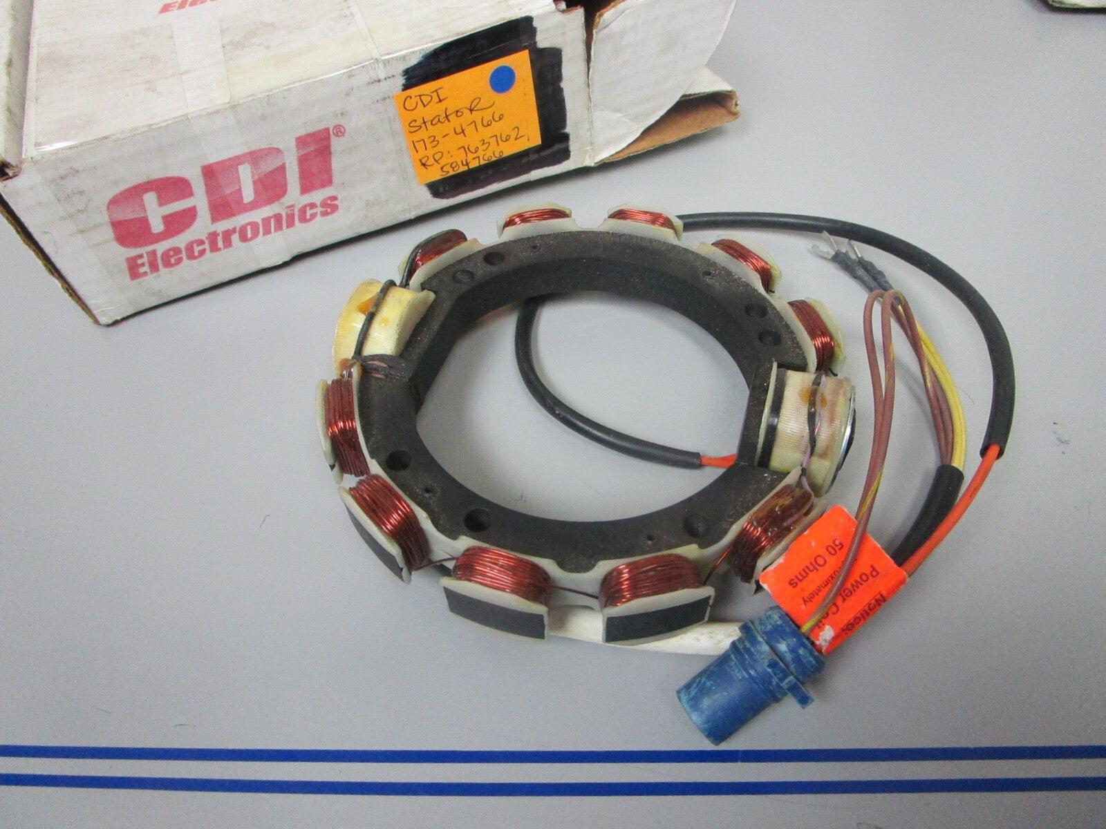 *NEW* 0720 CDI Electronics Stator 173-4766 Replaces: OMC Evinrude 763762 584766