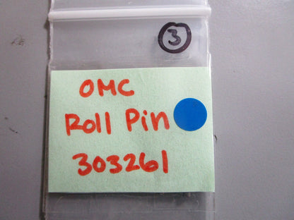 *NEW OEM* 0810 OMC Johnson Evinrude Roll Pin 303261 0303261