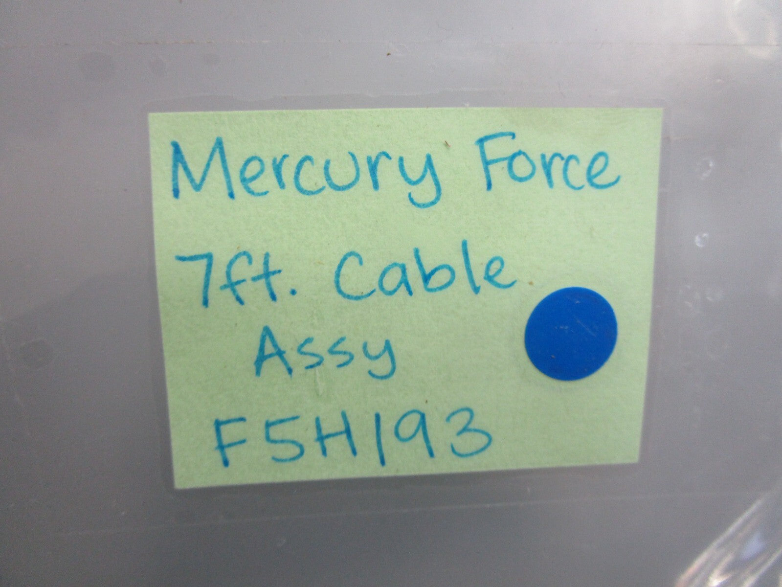 *NEW OEM* 0820 Mercury Force 7ft. Cable Assy F5H193