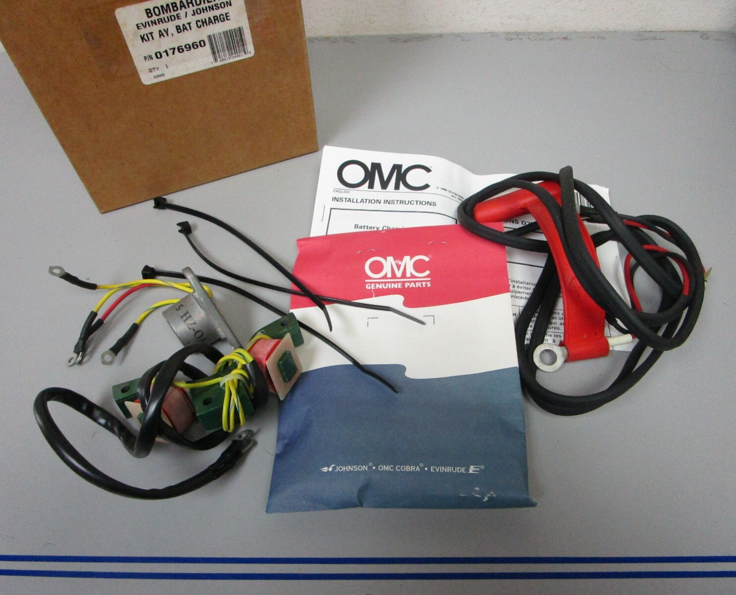 *NEW OEM* 0720 OMC Johnson Evinrude Bat Charge Kit 176960 0176960