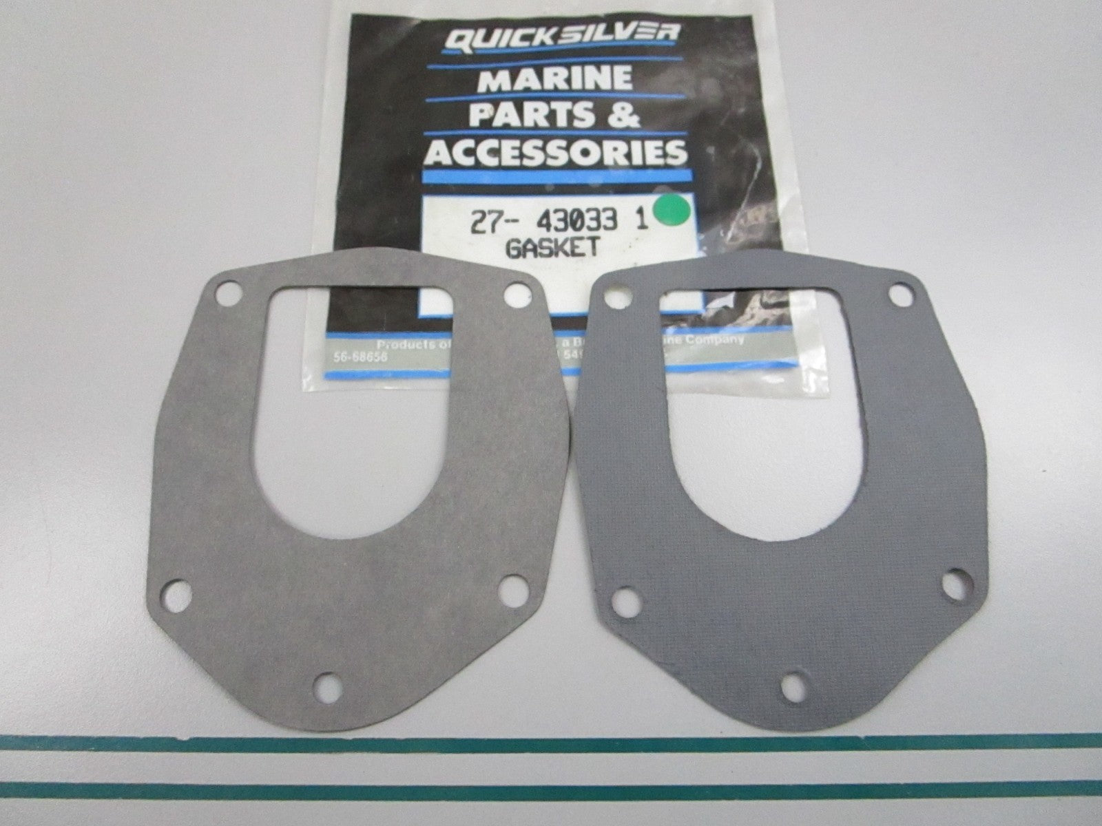 NEW OEM (LOT OF 2) 27-43033 1 Mercury Quicksilver Gasket 0810