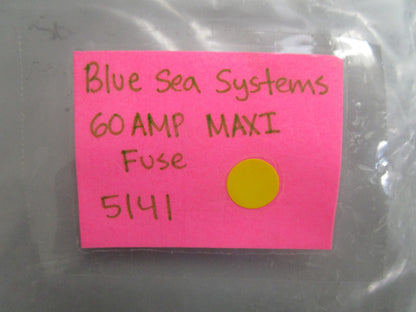 *NEW* (LOT OF 3) 0810 Blue Sea Systems 60AMP Maxi Fuse 5141