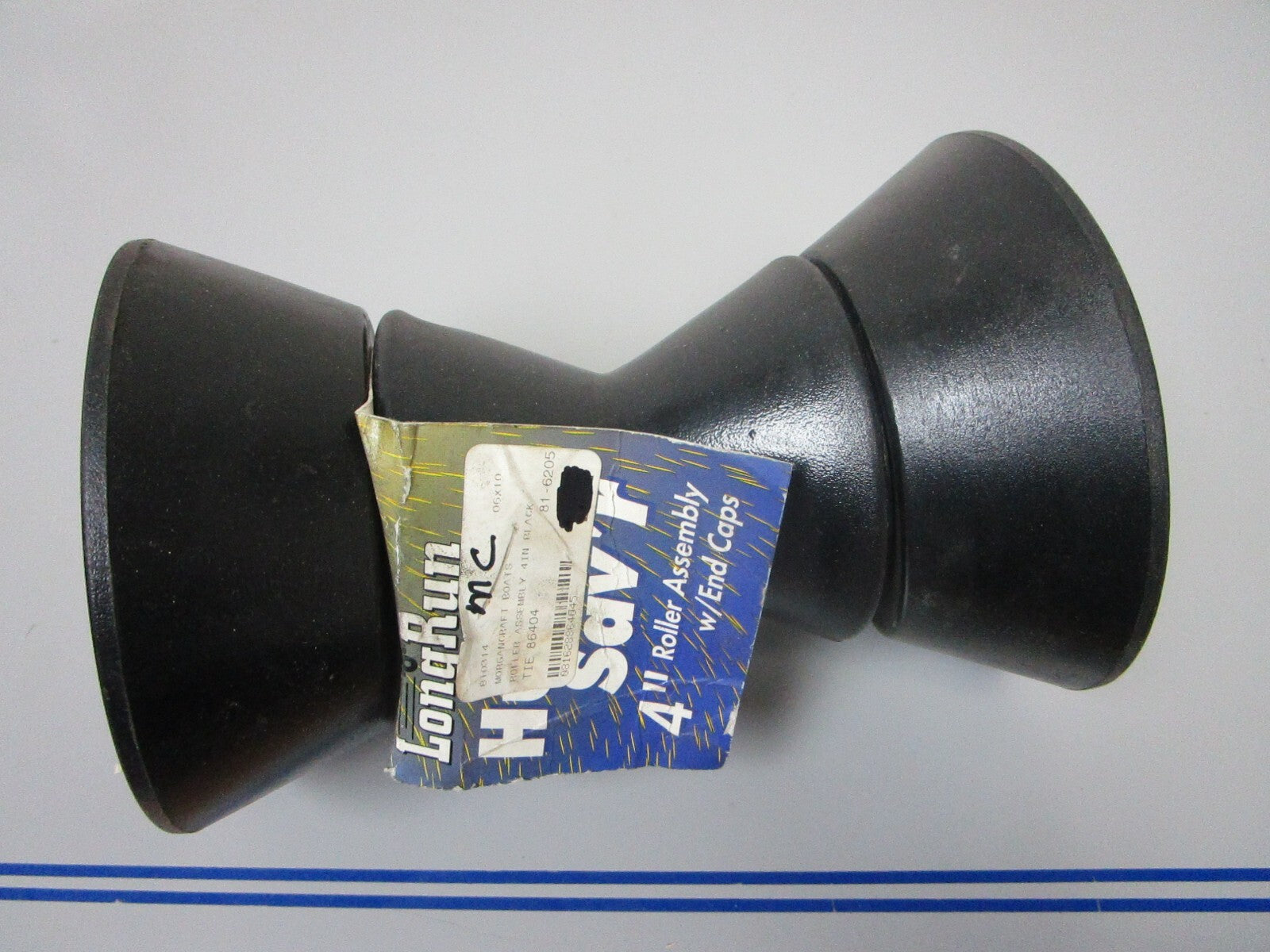 *NEW* 0810 Tie Down 4" PVC Roller Assembly w/ End Bells 86404