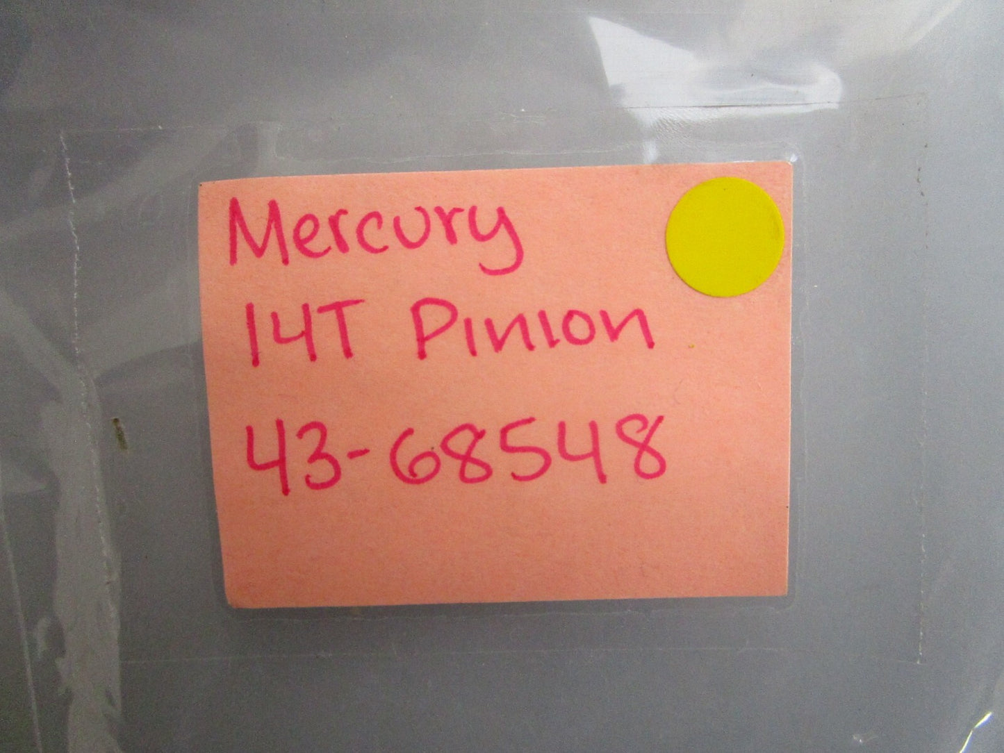*NEW OEM* 0820 Mercury Quicksilver 14T Pinion 43-68548