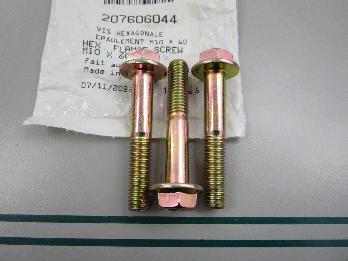 NEW (LOT OF 3) 207606044 Sea-Doo Hex. Flange Screw 0810