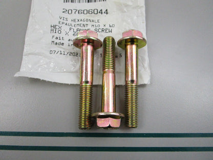 NEW (LOT OF 3) 207606044 Sea-Doo Hex. Flange Screw 0810