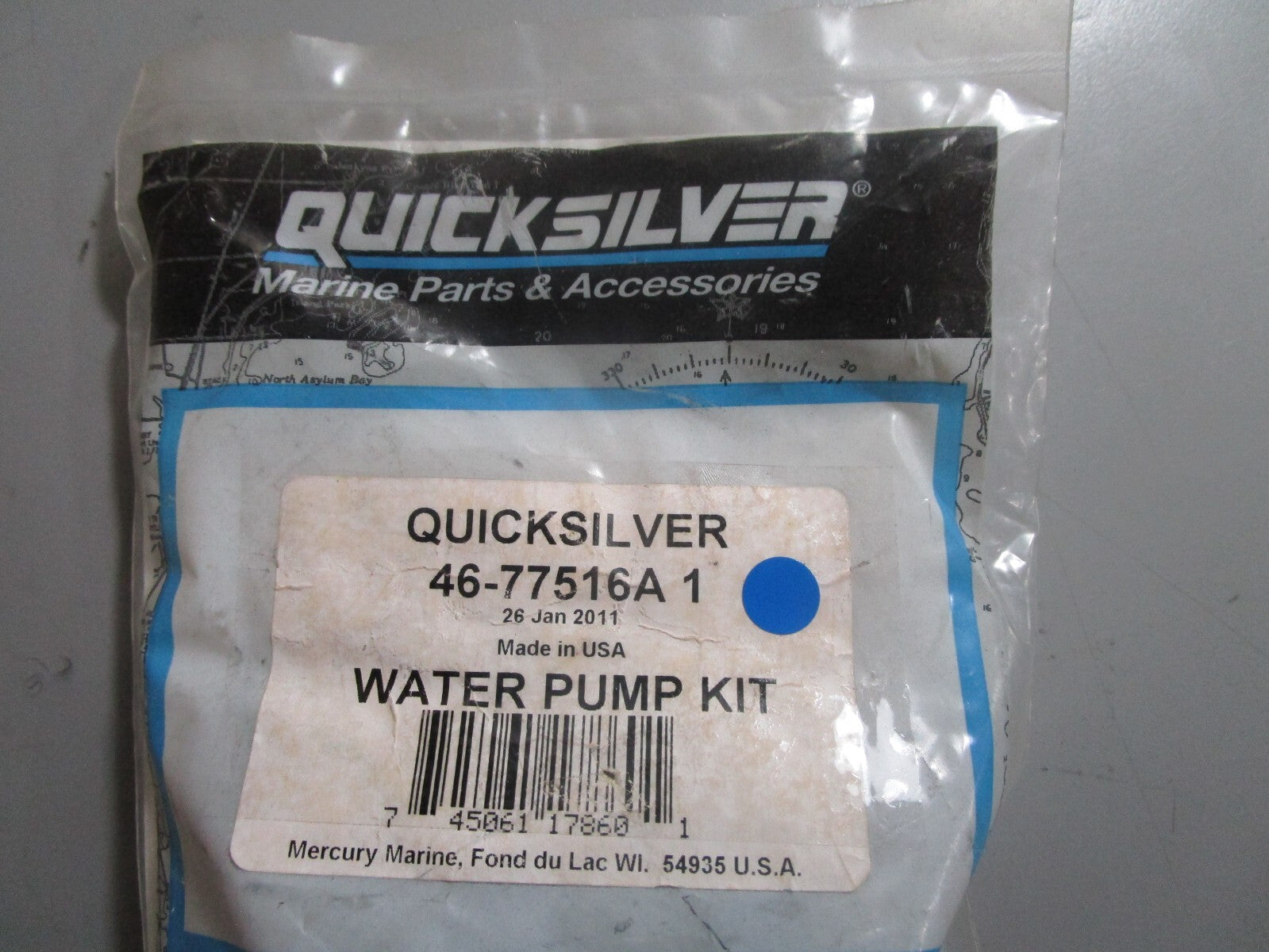 *NEW OEM* 0810 Mercury Quicksilver Water Pump Kit 46-77516A1