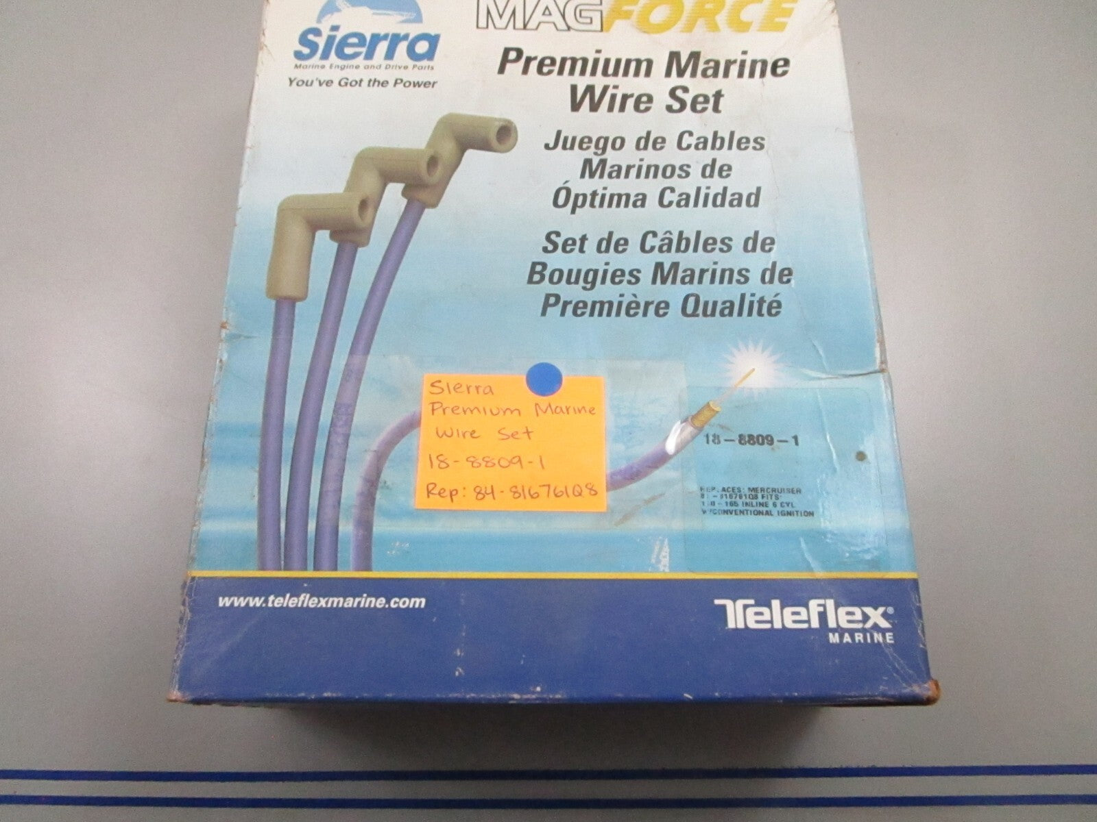*NEW* 0810 Sierra Premium Marine Wire Set 18-8809-1 Replaces: 84-816761Q8