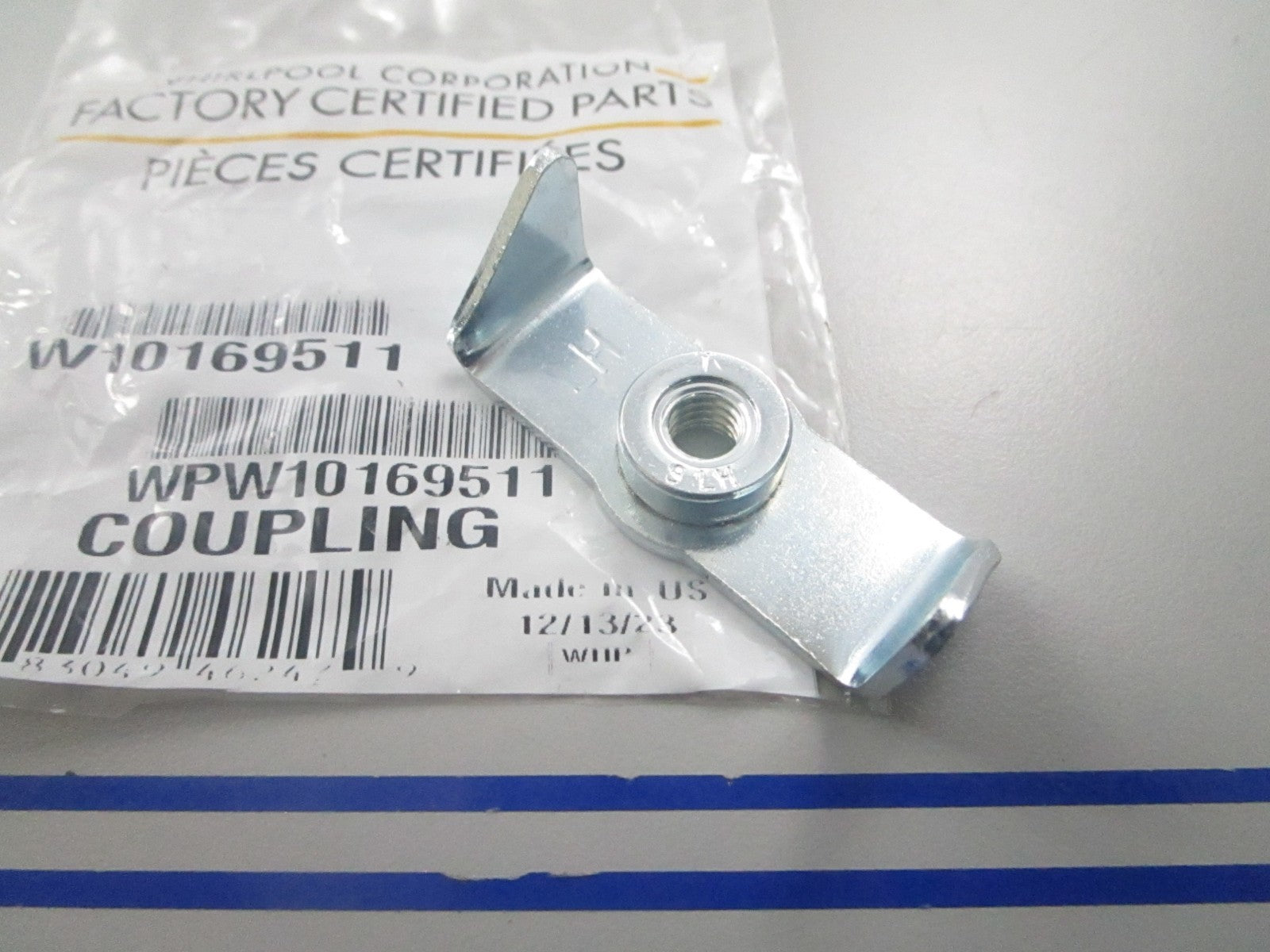 *NEW OEM* 0810 Whirlpool Coupling WPW10169511 W10169511
