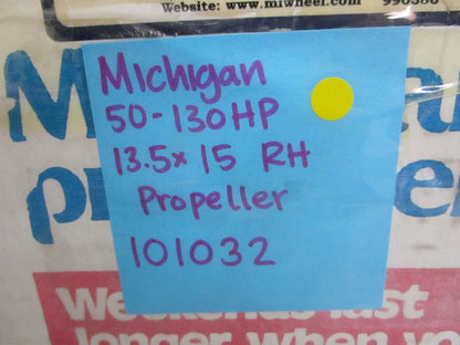 *NEW* 0820 Michigan 50 - 130HP 13.5 × 15 RH Propeller 101032
