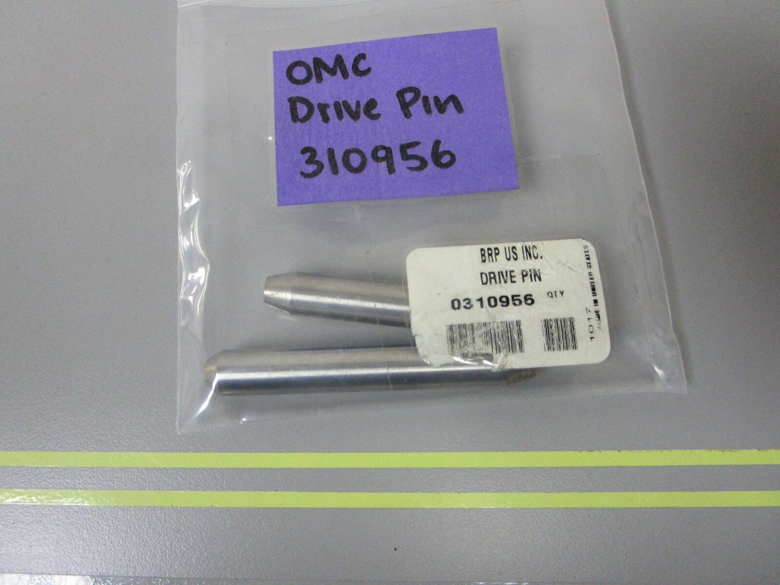 *NEW OEM* (LOT OF 2) 0810 OMC Johnson Evinrude Drive Pin 310956 0310956