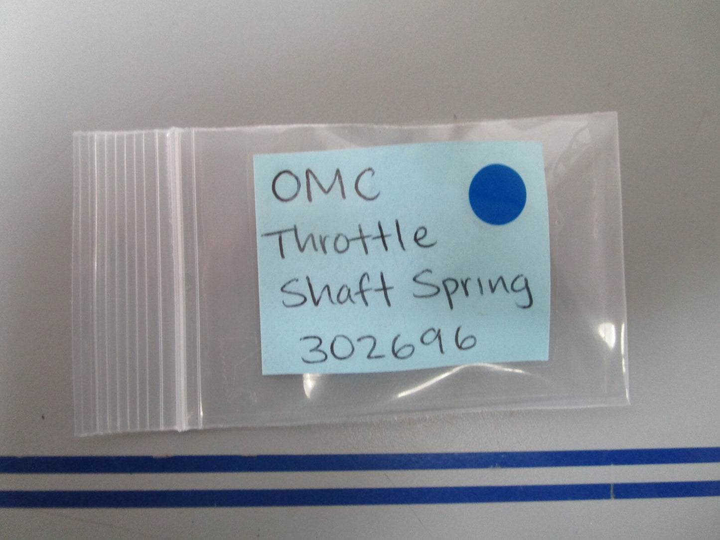 *NEW OEM* 0810 OMC Johnson Evinrude Throttle Shaft Spring 302696 0302696