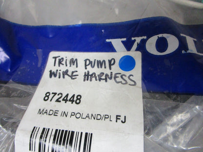*NEW OEM* 0720 Volvo Penta Trim Pump Wire Harness 872448
