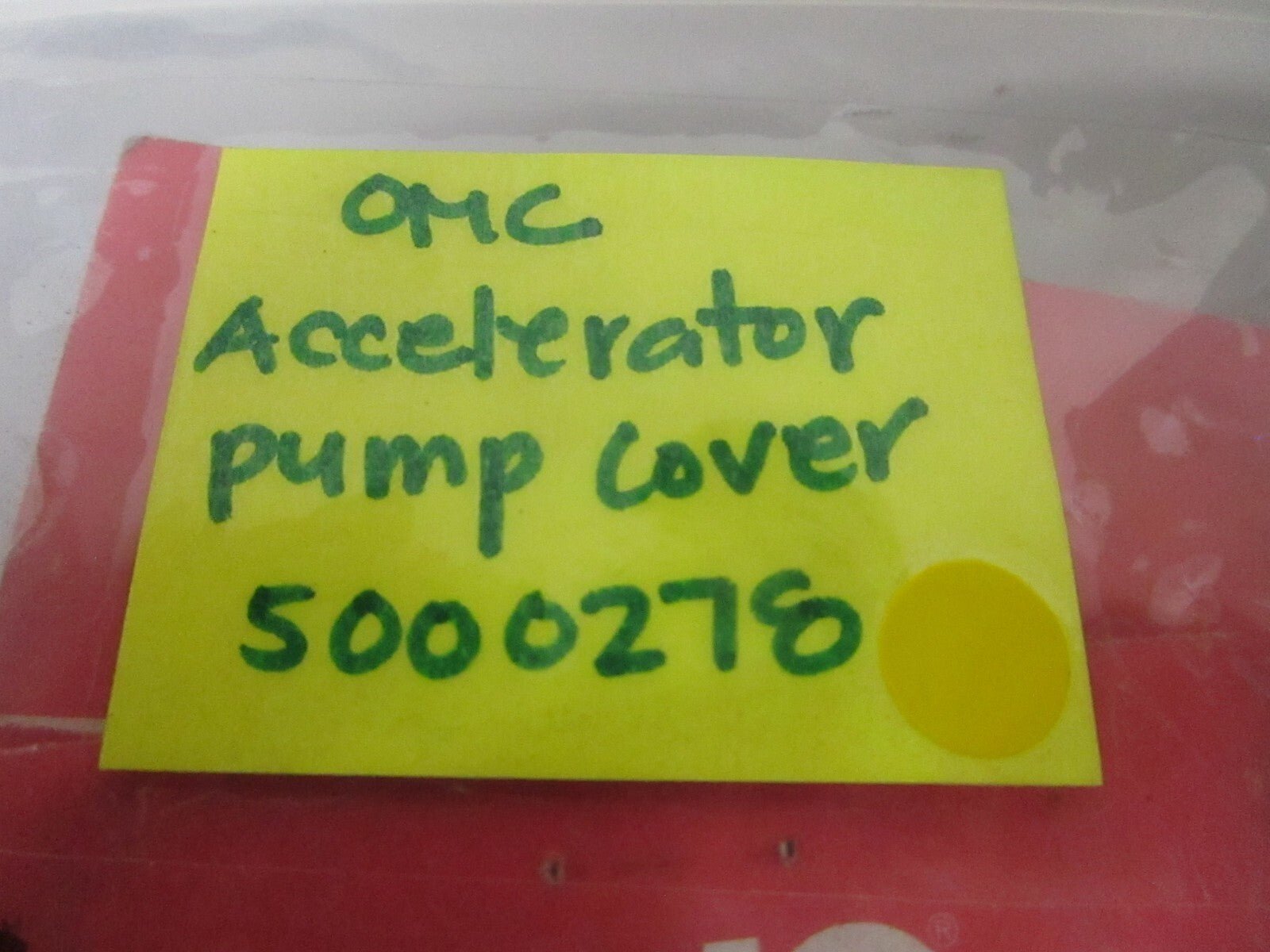 *NEW OEM* 0720 OMC Johnson Evinrude Accelerator Pump Cover 5000278
