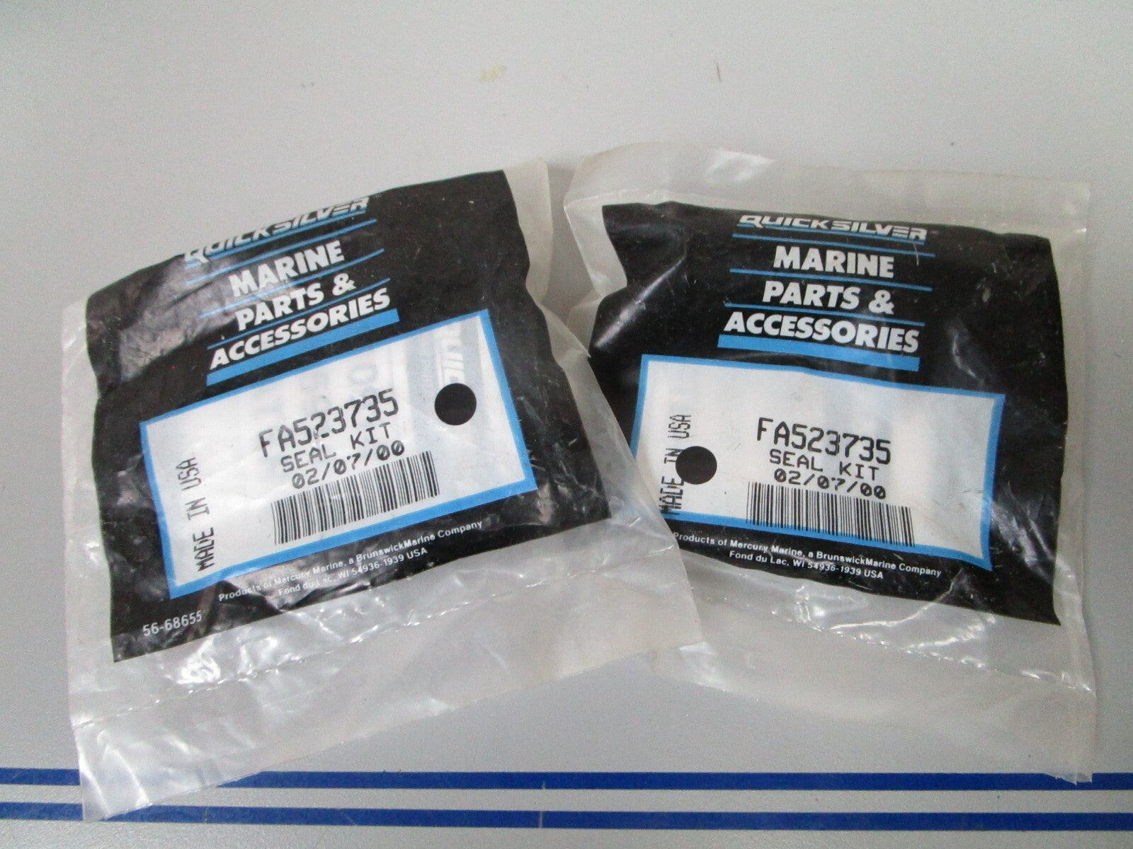*NEW OEM* (LOT OF 2) 0810 Mercury Quicksilver Seal Kit FA523735