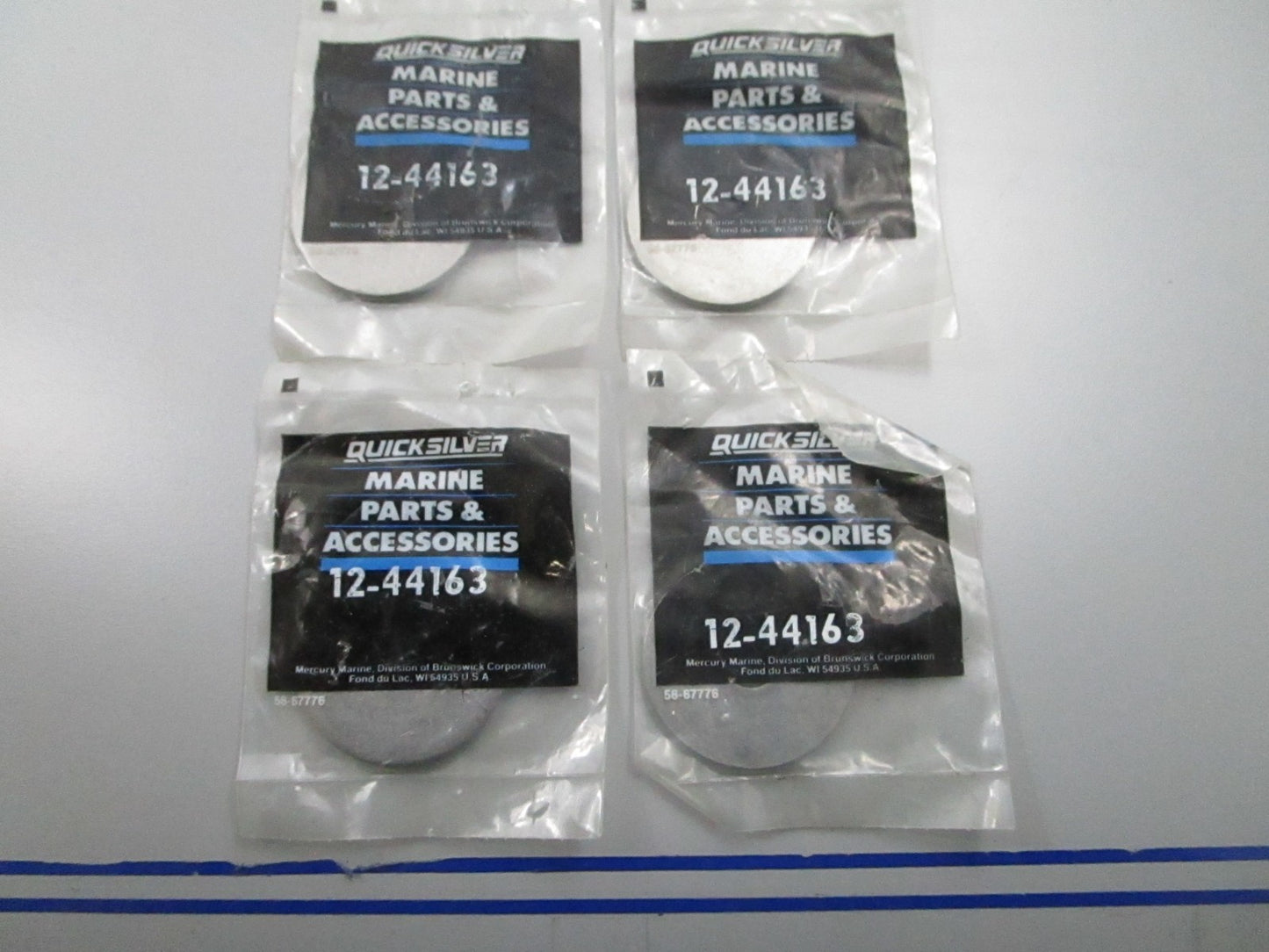 *NEW OEM* (LOT OF 4) 0810 Mercury Quicksilver Washer 12-44163
