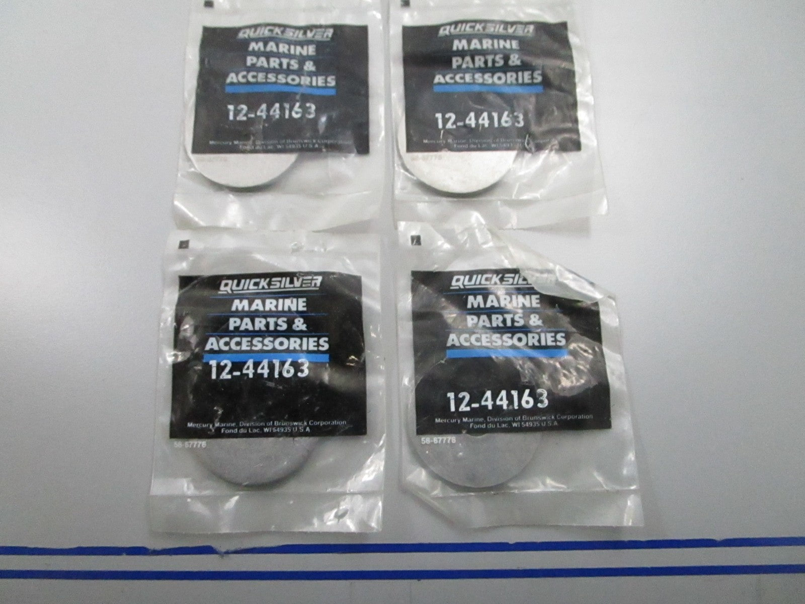 *NEW OEM* (LOT OF 4) 0810 Mercury Quicksilver Washer 12-44163