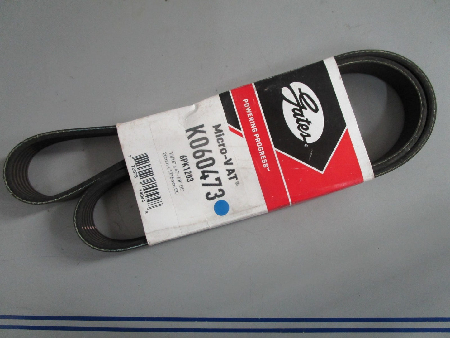 NEW K060473 Gates Micro-V Serpentine Belt 0820