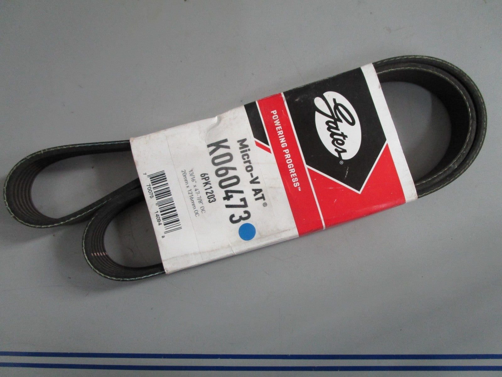 NEW K060473 Gates Micro-V Serpentine Belt 0820