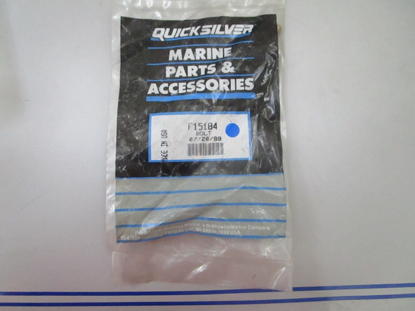 *NEW OEM* 0780 Mercury Quicksilver Bolt F15184
