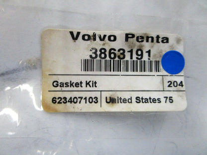 *NEW OEM* 0810 Volvo Penta Gasket Kit 3863191
