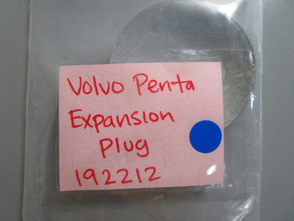 *NEW OEM* (LOT OF 2) 0810 Volvo Penta Expansion Plug 192212