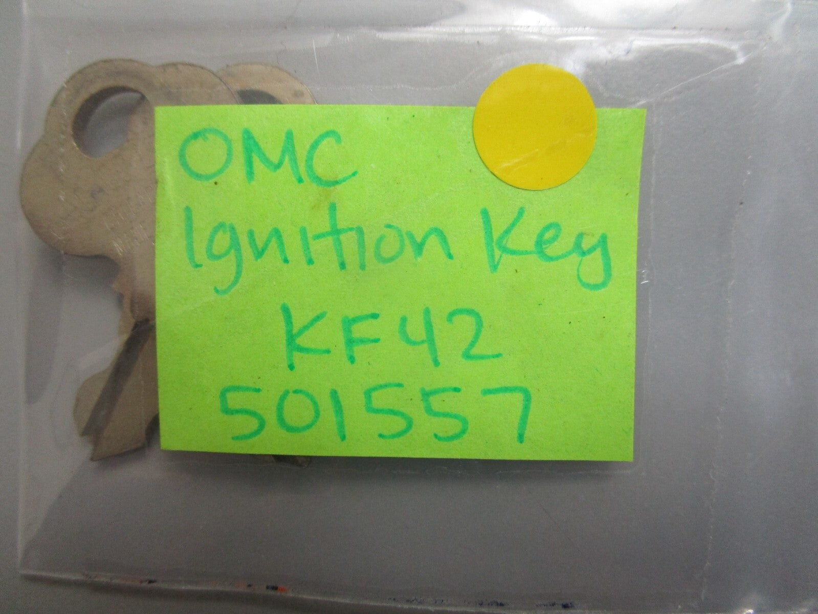 *NEW OEM* 0810 OMC Johnson Evinrude Ignition Key KF42 501557 0501557