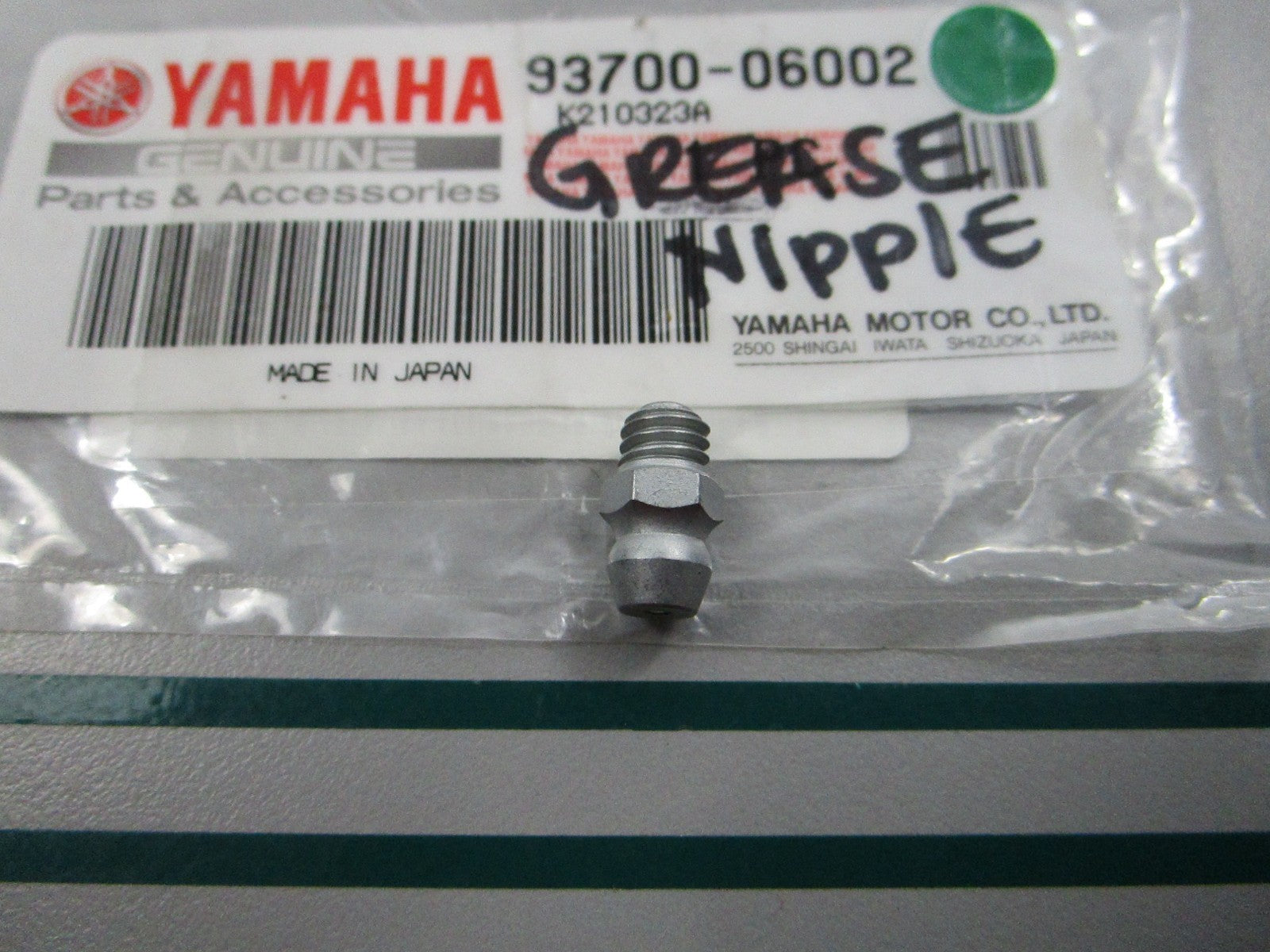 NEW OEM 93700-06002 Yamaha Grease Nipple 0810