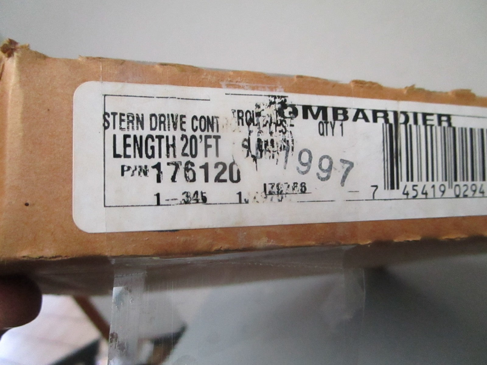 *NEW OEM* 0720 OMC Johnson Evinrude 20ft Control Cable 176120 0176120