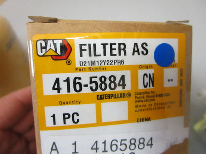 NEW OEM Cat Caterpillar 416-5884 Filter Assembly 0720