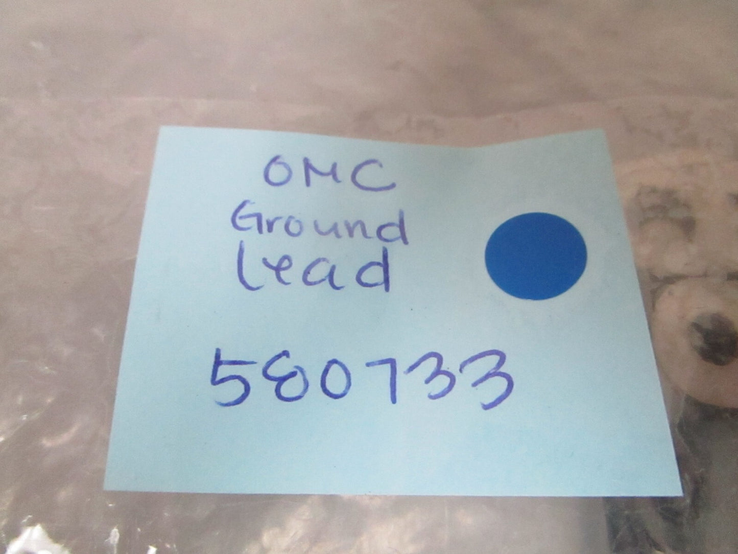 *NEW OEM* 0810 OMC Johnson Evinrude Ground Lead 580733 0580733